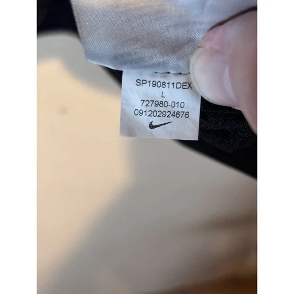 Nike Team Legend Men's Long Sleeve Shirt - Black Large 727980-010 - Picture 11 of 11